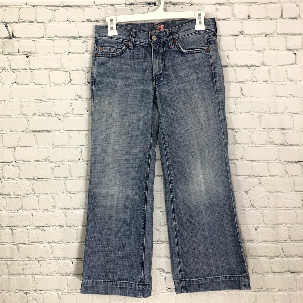 7 For All Mankind DOJO Flare Crops